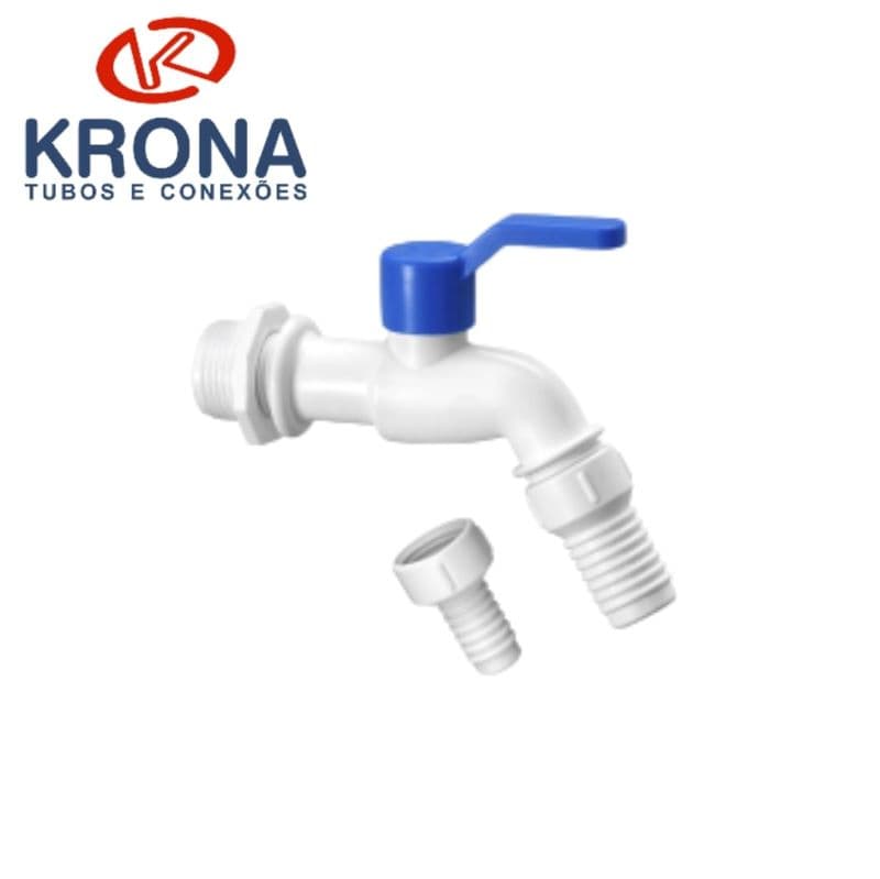 Imagen de Grifo Para Jardín PVC Blanco